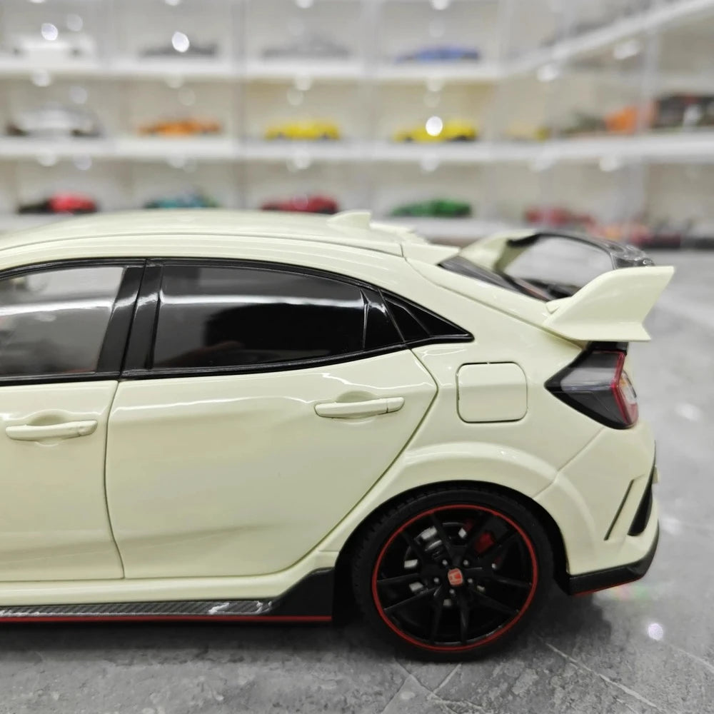 [OTTO] 1:18 Honda 2020 Civic Type R FK8 White Model Car Resin