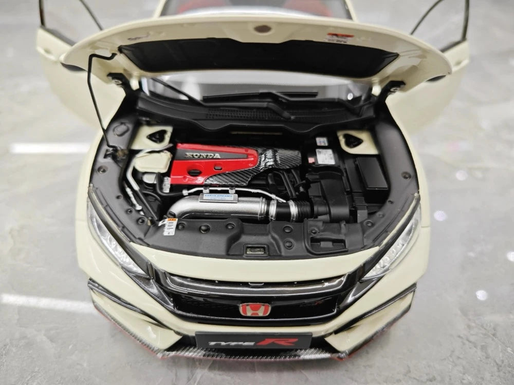 [OTTO] 1:18 Honda 2020 Civic Type R FK8 White Model Car Resin