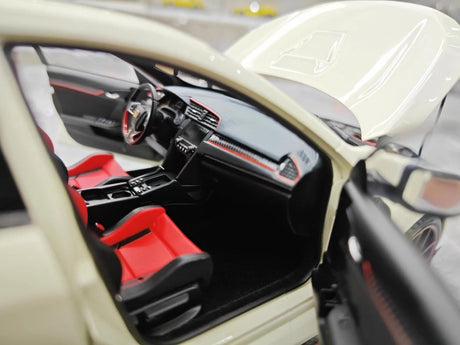[OTTO] 1:18 Honda 2020 Civic Type R FK8 White Model Car Resin