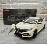 [OTTO] 1:18 Honda 2020 Civic Type R FK8 White Model Car Resin