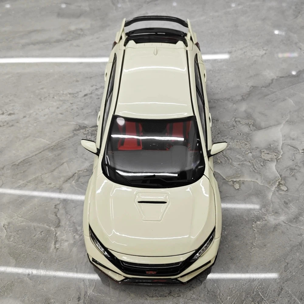 [OTTO] 1:18 Honda 2020 Civic Type R FK8 White Model Car Resin
