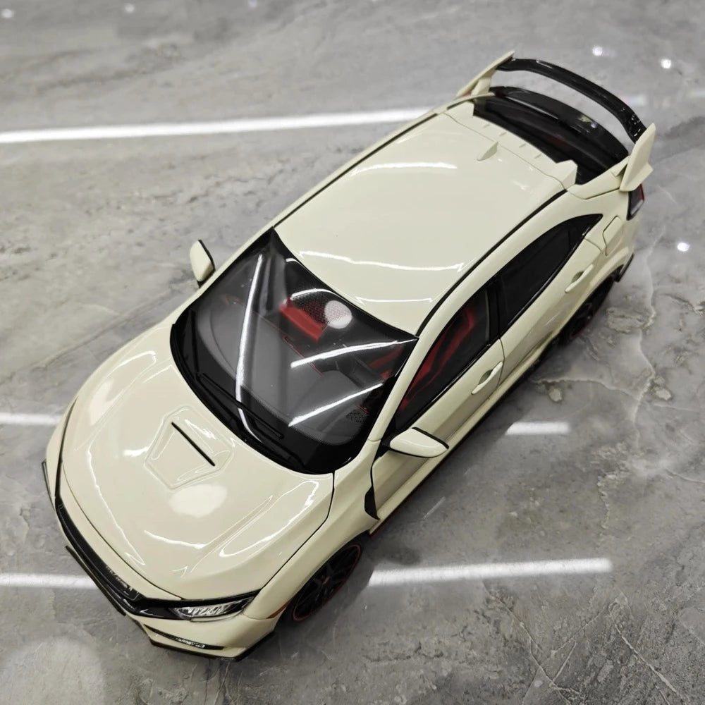 [OTTO] 1:18 Honda 2020 Civic Type R FK8 White Model Car Resin