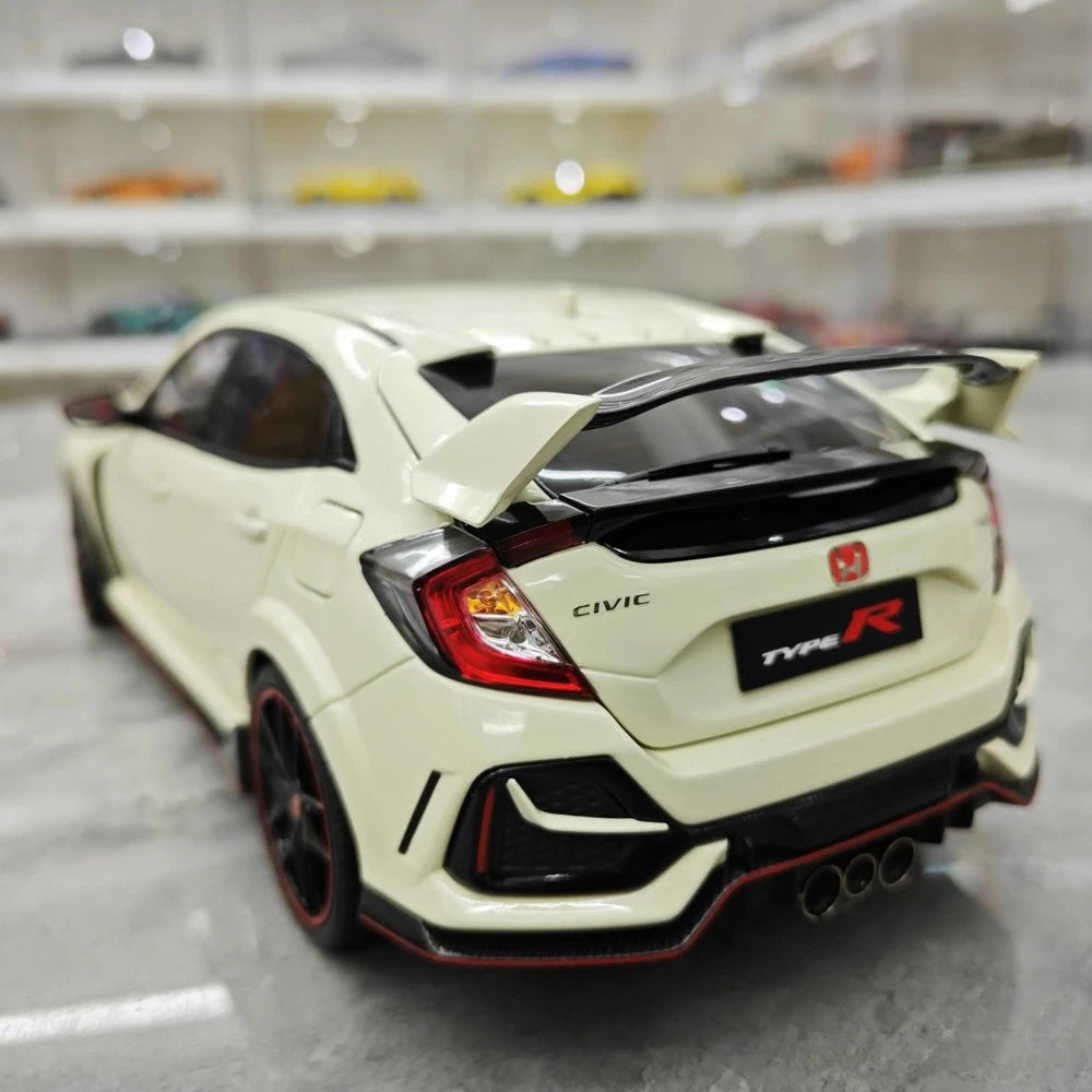 [OTTO] 1:18 Honda 2020 Civic Type R FK8 White Model Car Resin