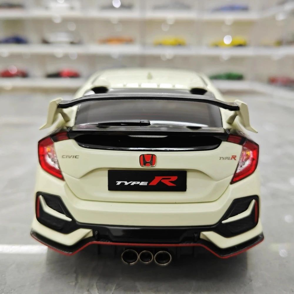 [OTTO] 1:18 Honda 2020 Civic Type R FK8 White Model Car Resin