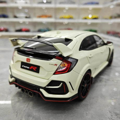 [OTTO] 1:18 Honda 2020 Civic Type R FK8 White Model Car Resin