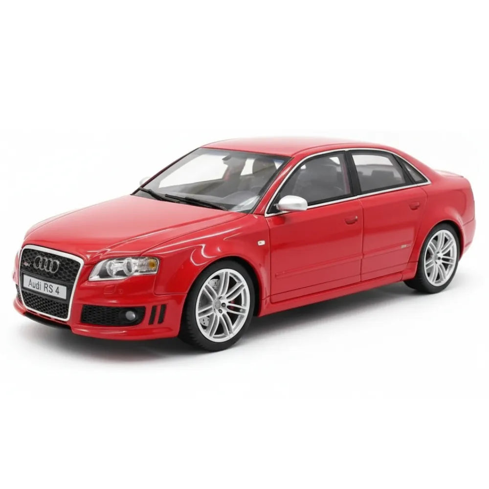 [OTTO] 1:18 Audi 2006 RS4 B7 rosso modellino di auto resina