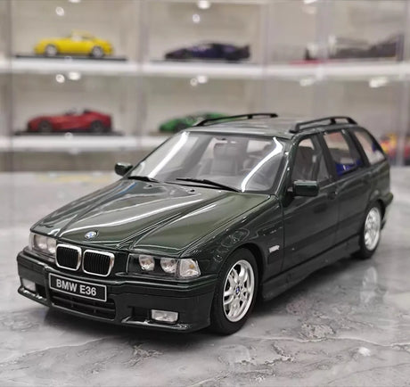 [OTTO] 1:18 BMW 1995 E36 328i Touring Green Model Car Resin
