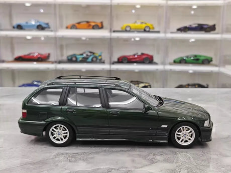 [OTTO] 1:18 BMW 1995 E36 328i Touring Green Model Car Resin