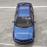 [OTTO] 1:18 BMW 2001 E46 318ti Compact Blue Model Car Resin