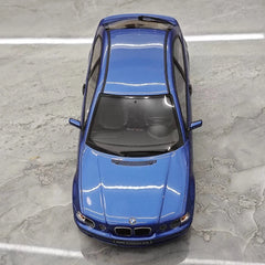 [OTTO] 1:18 BMW 2001 E46 318ti Compact Blue Model Car Resin