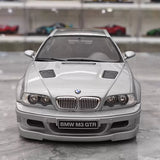[OTTO] 1:18 BMW 2001 M3 E46 GTR hopea pienoismalli Hartsi