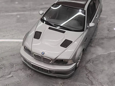 [OTTO] 1:18 BMW 2001 M3 E46 GTR Silver Model Car Resin