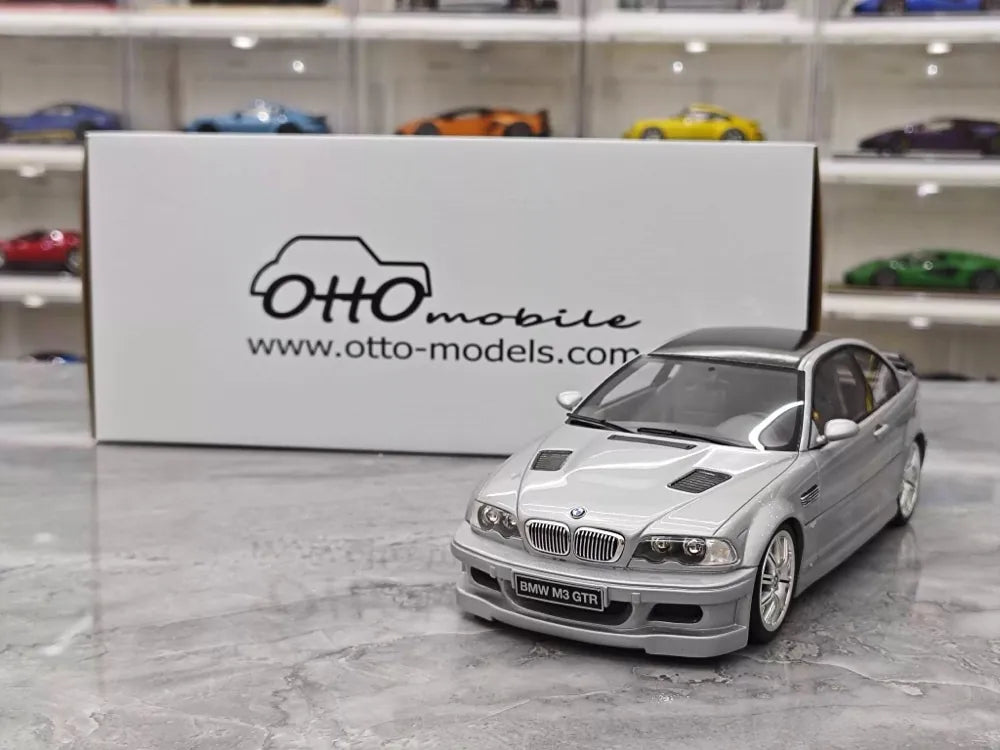 [OTTO] 1:18 BMW 2001 M3 E46 GTR hopea pienoismalli Hartsi
