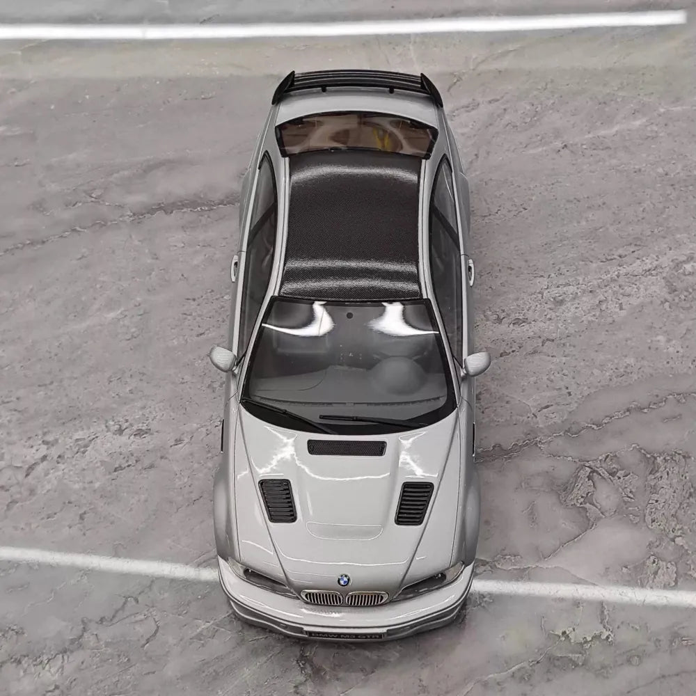 [OTTO] 1:18 BMW 2001 M3 E46 GTR Silver Model Car Resin