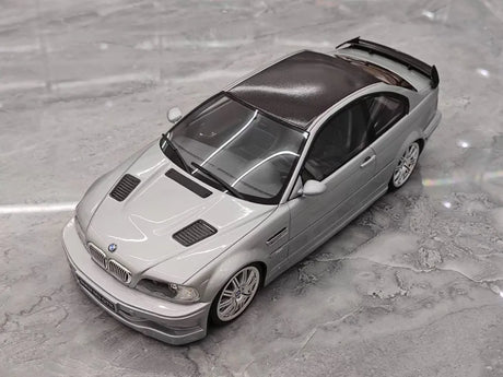 [OTTO] 1:18 BMW 2001 M3 E46 GTR Silver Model Car Resin