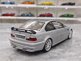 [OTTO] 1:18 BMW 2001 M3 E46 GTR hopea pienoismalli Hartsi