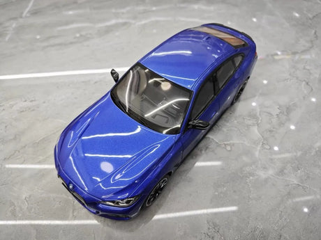 [OTTO] 1:18 BMW 2022 M50 i4 Blue Model Car Resin