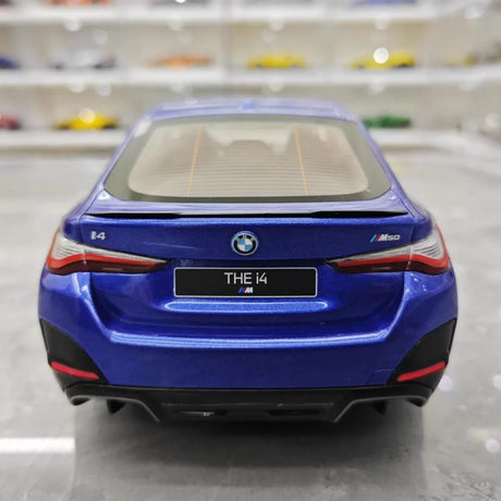 [OTTO] 1:18 BMW 2022 M50 i4 Blue Model Car Resin