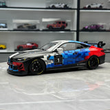 BMW 2024 M4 GT4 #1 M 모터스포츠 도색 1:18 OTTO 제작 레진 모형 차량 - 뷰 3