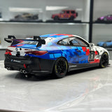 BMW 2024 M4 GT4 #1 M 모터스포츠 도색 1:18 OTTO 제작 레진 모델 카 - 뷰 6