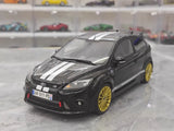[OTTO] 1:18 Ford 2009 Focus MK2 RS Black Model Car Resin