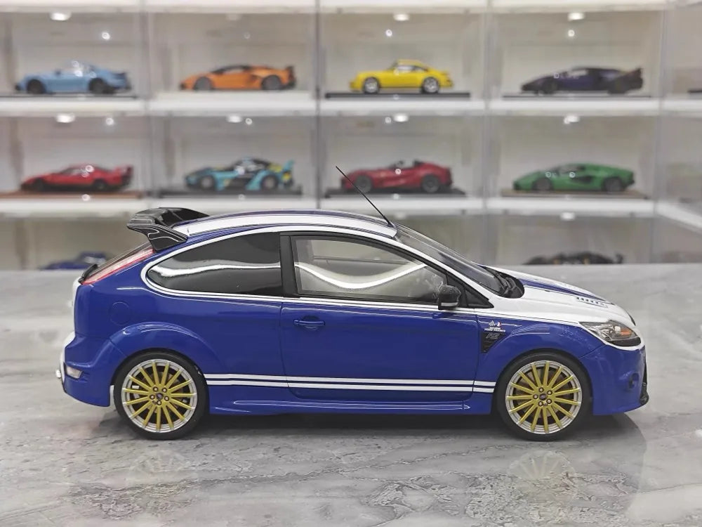 [OTTO] 1:18 Ford 2009 Focus MK2 RS Blue Model Car Resin