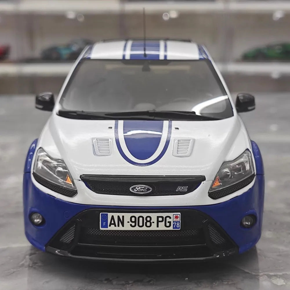 [OTTO] 1:18 Ford 2009 Focus MK2 RS Blue Model Car Resin
