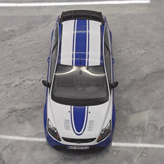 [OTTO] 1:18 Ford 2009 Focus MK2 RS Blue Model Car Resin