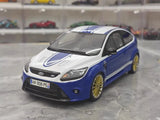 [OTTO] 1:18 Ford 2009 Focus MK2 RS Blue Model Car Resin