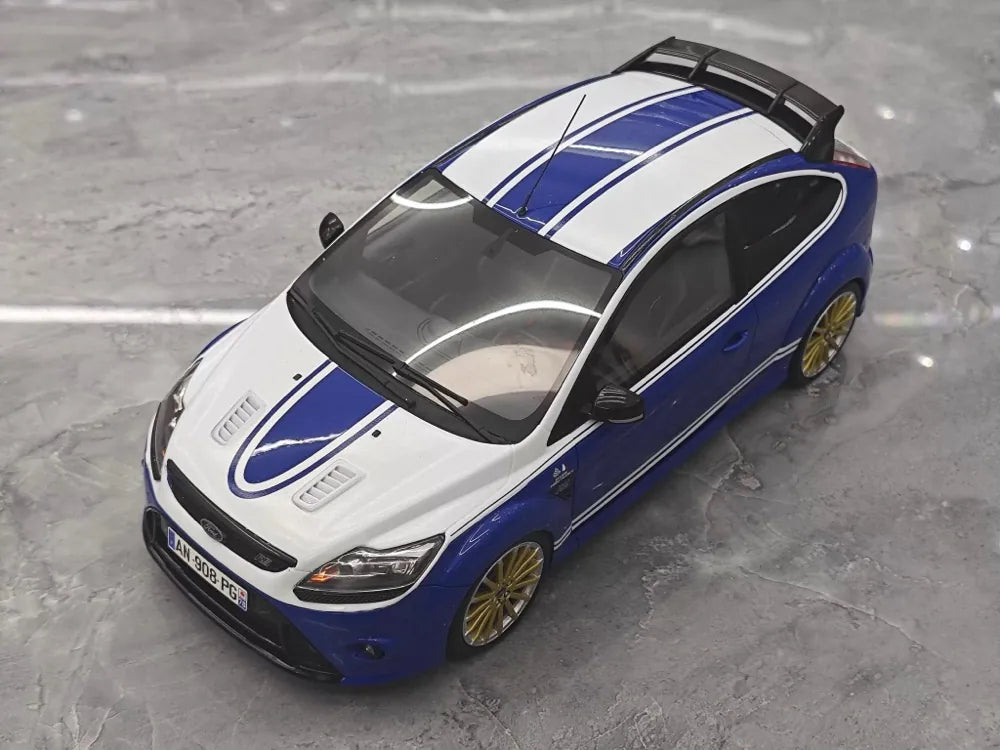 [OTTO] 1:18 Ford 2009 Focus MK2 RS Blue Model Car Resin