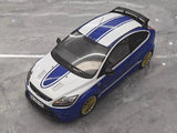 [OTTO] 1:18 Ford 2009 Focus MK2 RS Blue Model Car Resin