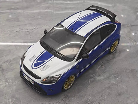 [OTTO] 1:18 Ford 2009 Focus MK2 RS Blue Model Car Resin