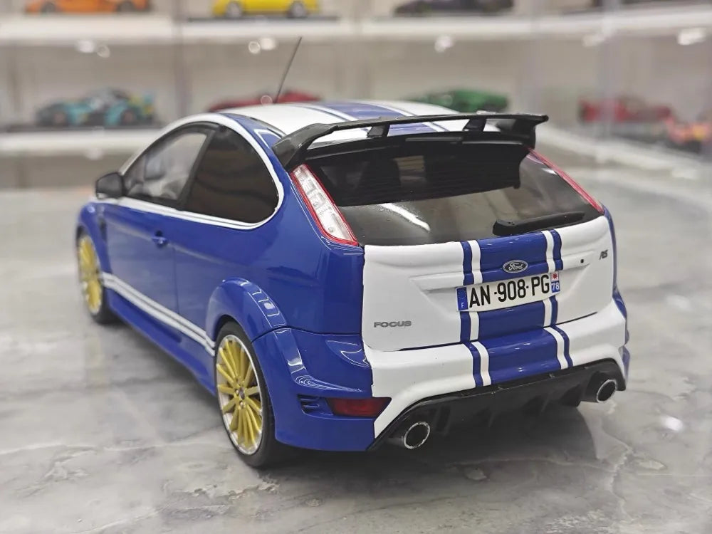 [OTTO] 1:18 Ford 2009 Focus MK2 RS Blue Model Car Resin