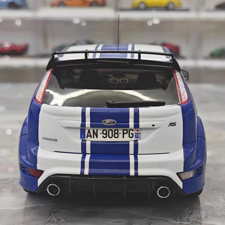 [OTTO] 1:18 Ford 2009 Focus MK2 RS Blue Model Car Resin