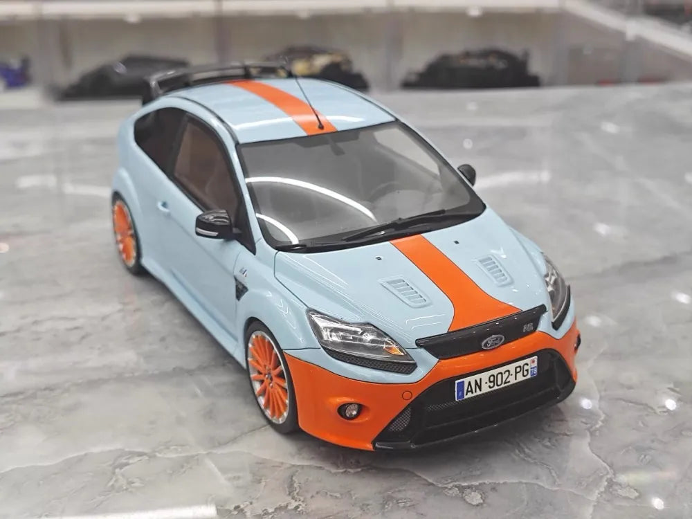 [OTTO] 1:18 Ford 2009 Focus MK2 RS Gulf Model Car Resin