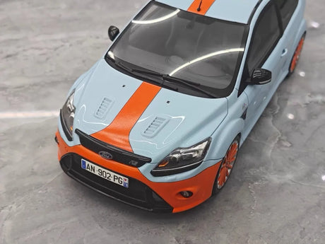 [OTTO] 1:18 Ford 2009 Focus MK2 RS Gulf Model Car Resin