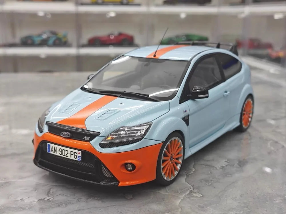 [OTTO] 1:18 Ford 2009 Focus MK2 RS Gulf Model Car Resin