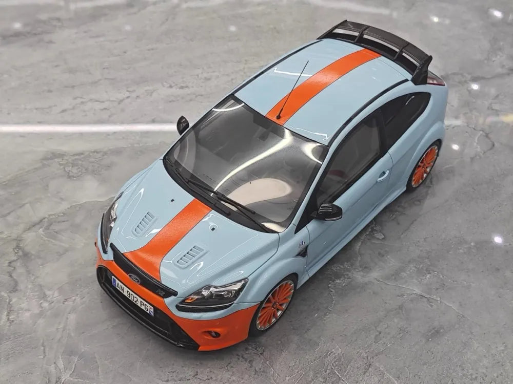 [OTTO] 1:18 Ford 2009 Focus MK2 RS Gulf Model Car Resin