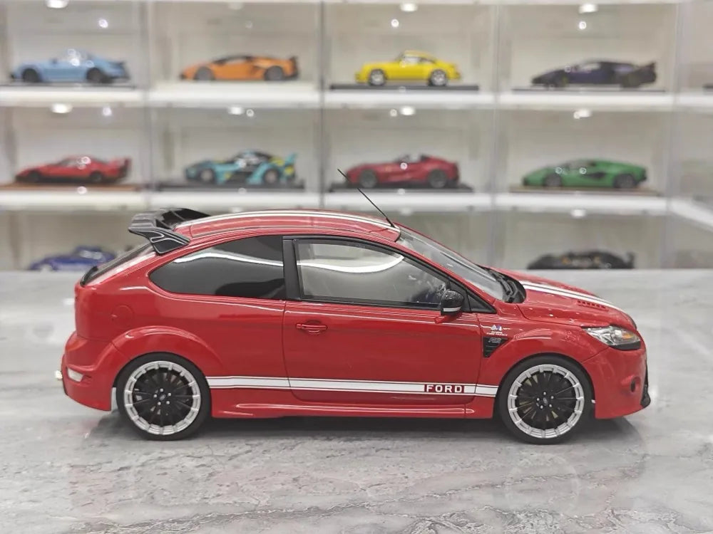 [OTTO] 1:18 Ford 2009 Focus MK2 RS Red Model Car Resin