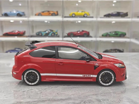 [OTTO] 1:18 Ford 2009 Focus MK2 RS Red Model Car Resin