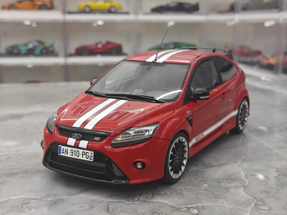 [OTTO] 1:18 Ford 2009 Focus MK2 RS Red Model Car Resin