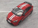 [OTTO] 1:18 Ford 2009 Focus MK2 RS Red Model Car Resin