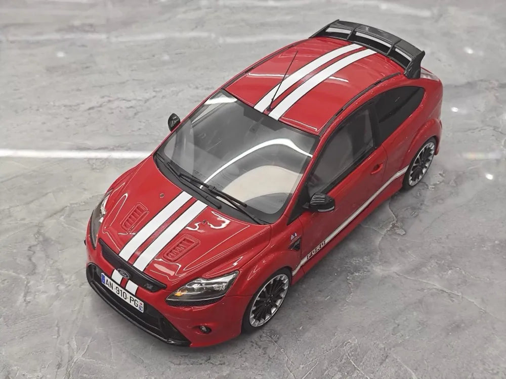 [OTTO] 1:18 Ford 2009 Focus MK2 RS Red Model Car Resin