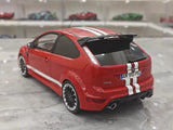 [OTTO] 1:18 Ford 2009 Focus MK2 RS Red Model Car Resin