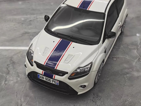 [OTTO] 1:18 Ford 2009 Focus MK2 RS White Model Car Resin