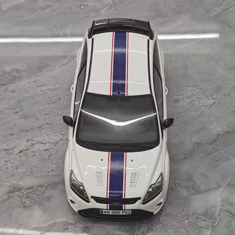 [OTTO] 1:18 Ford 2009 Focus MK2 RS White Model Car Resin