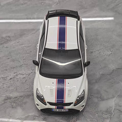 [OTTO] 1:18 Ford 2009 Focus MK2 RS White Model Car Resin
