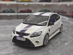 [OTTO] 1:18 Ford 2009 Focus MK2 RS White Model Car Resin