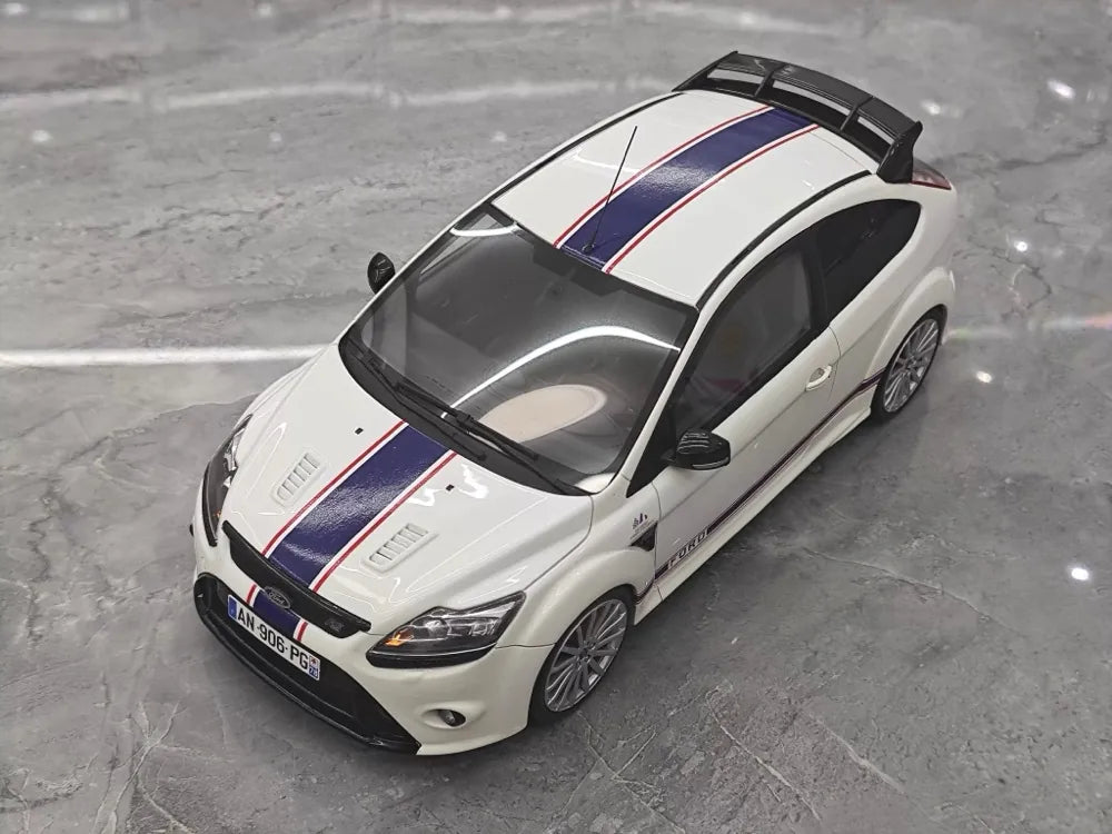 [OTTO] 1:18 Ford 2009 Focus MK2 RS White Model Car Resin