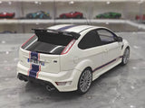[OTTO] 1:18 Ford 2009 Focus MK2 RS White Model Car Resin
